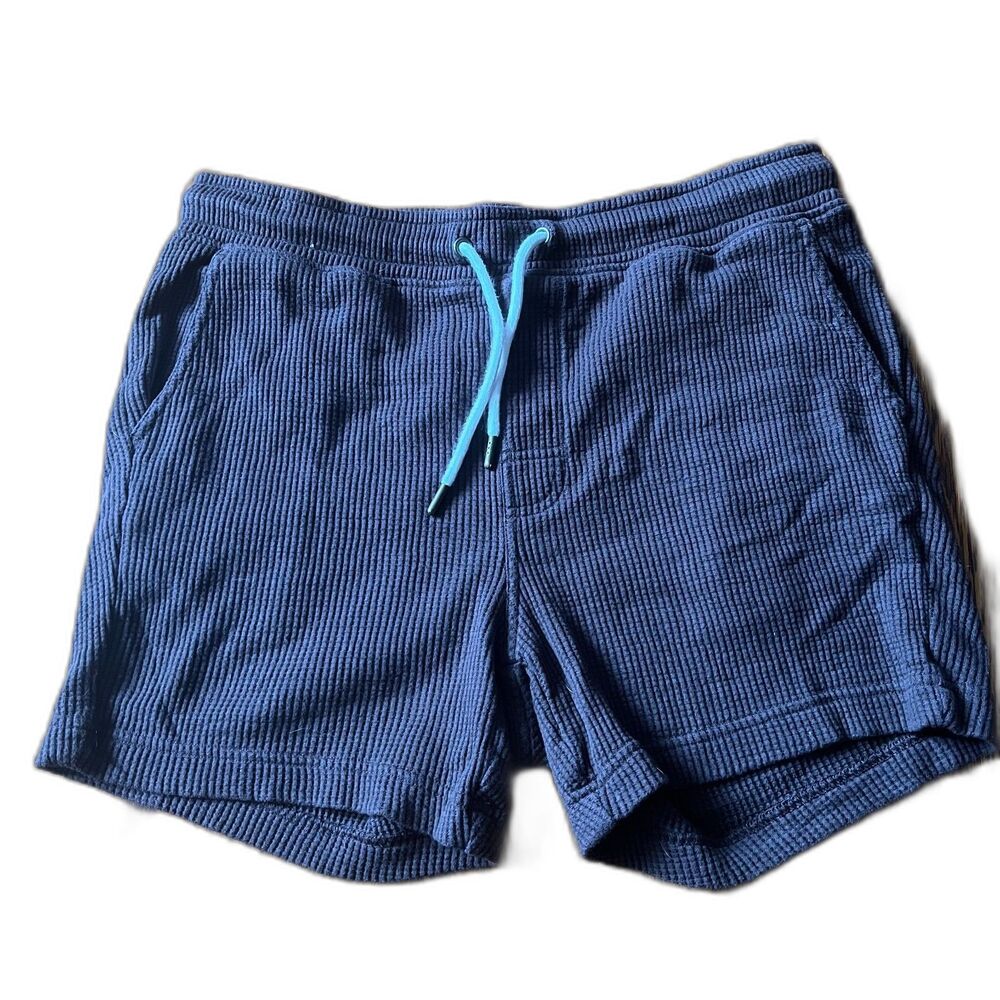 Dandy Del Mar Men's Waffle Knit Thermal Shorts Brown Size M Lounge Cozy Casual